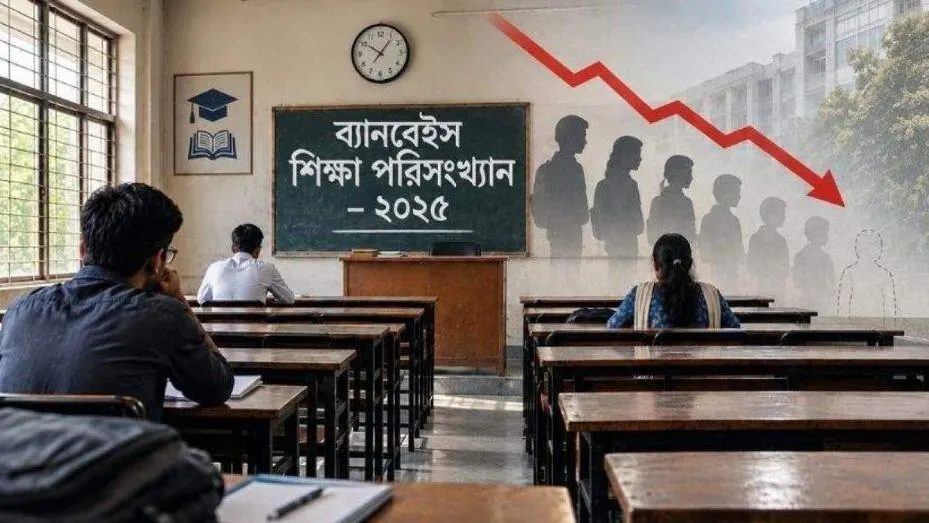 দেশে এক বছরে শিক্ষার্থী কমেছে সাড়ে ৯ লাখ